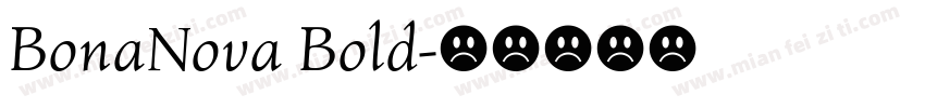 BonaNova Bold字体转换